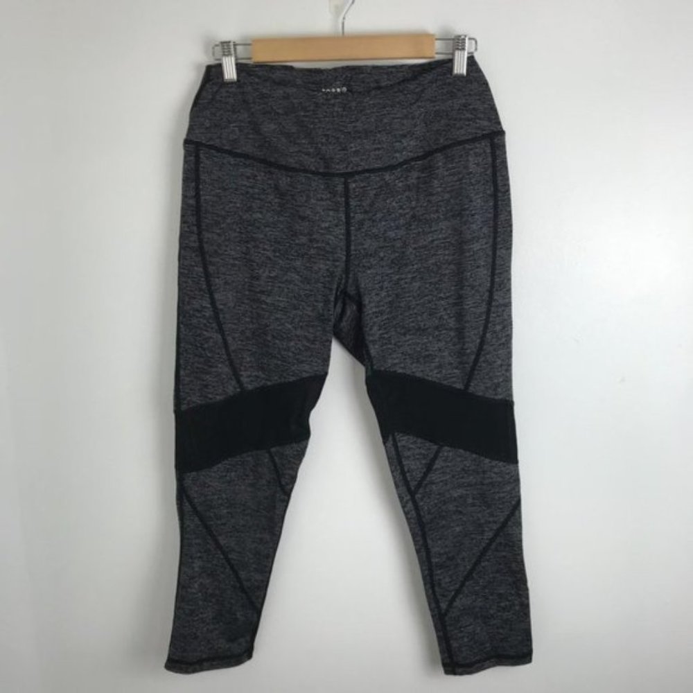 Torrid Mesh-Panel Charcoal Black Leggings